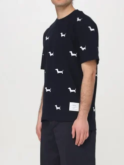 T-shirt in cotone stampata Thom Browne