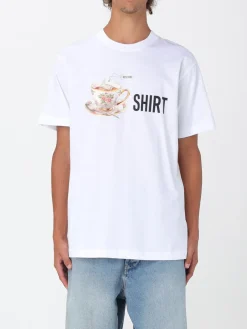 T-shirt in cotone stampata Moschino Couture