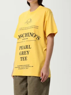 T-shirt in cotone stampata Moschino Couture