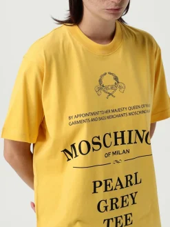 T-shirt in cotone stampata Moschino Couture