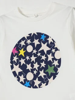 T-shirt in cotone stampata Stella McCartney Kids