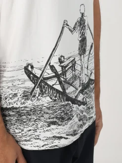 T-shirt in cotone stampata C.P. Company