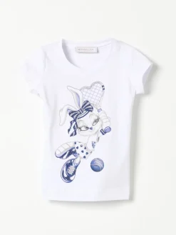 T-shirt in cotone stampata Monnalisa