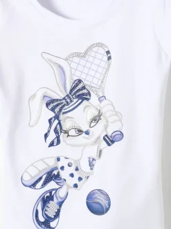 T-shirt in cotone stampata Monnalisa