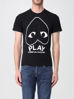 T-shirt in cotone stampata Comme Des Garcons Play