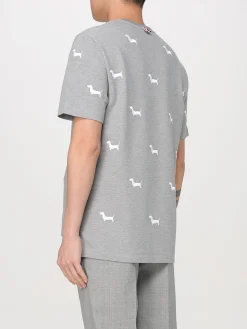 T-shirt in cotone stampata Thom Browne