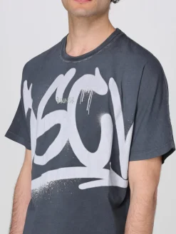 T-shirt in cotone stampata Disclaimer