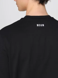 T-shirt in cotone stampata MSGM