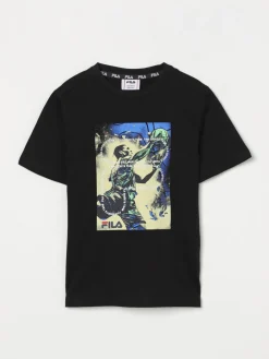 T-shirt in cotone stampata Fila