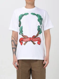 T-shirt in cotone stampato Moschino Couture