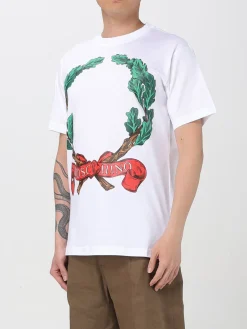 T-shirt in cotone stampato Moschino Couture