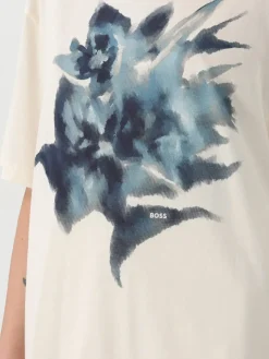 T-shirt in cotone stampato Boss