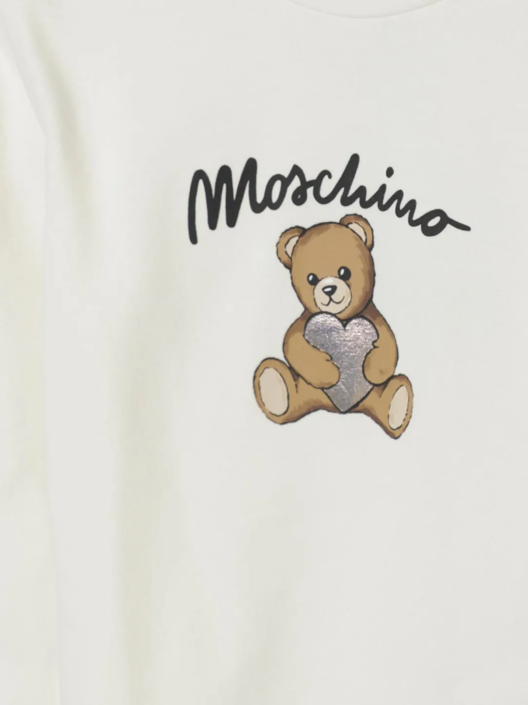T-shirt in cotone Teddy Moschino