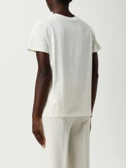 T-shirt in cotone Twinset con logo ricamato