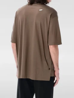 T-shirt in lyocell e cotone Emporio Armani