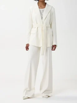 T-shirt in misto cotone con applicazioni Twinset