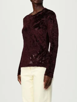 T-shirt in velluto paisley Etro