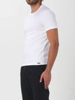 T-shirt intima basic Tom Ford in jersey di cotone stretch