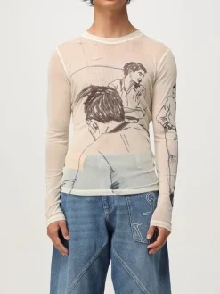 T-shirt JW Anderson in jersey stampato