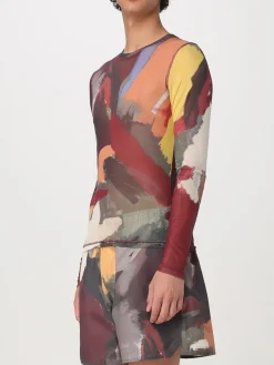 T-shirt JW Anderson in jersey con stampa astratta