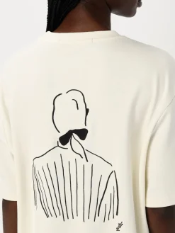 T-shirt Karl Lagerfeld in cotone organico con stampa