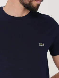 T-shirt Lacoste in cotone con mini logo