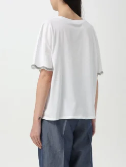 T-shirt Liu Jo in cotone con inserti di strass