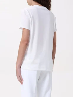 T-shirt logata con dettaglio gioiello Elisabetta Franchi