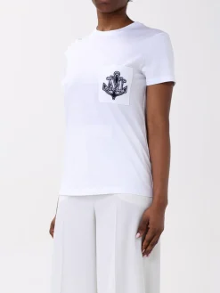 T-shirt Max Mara in cotone con logo