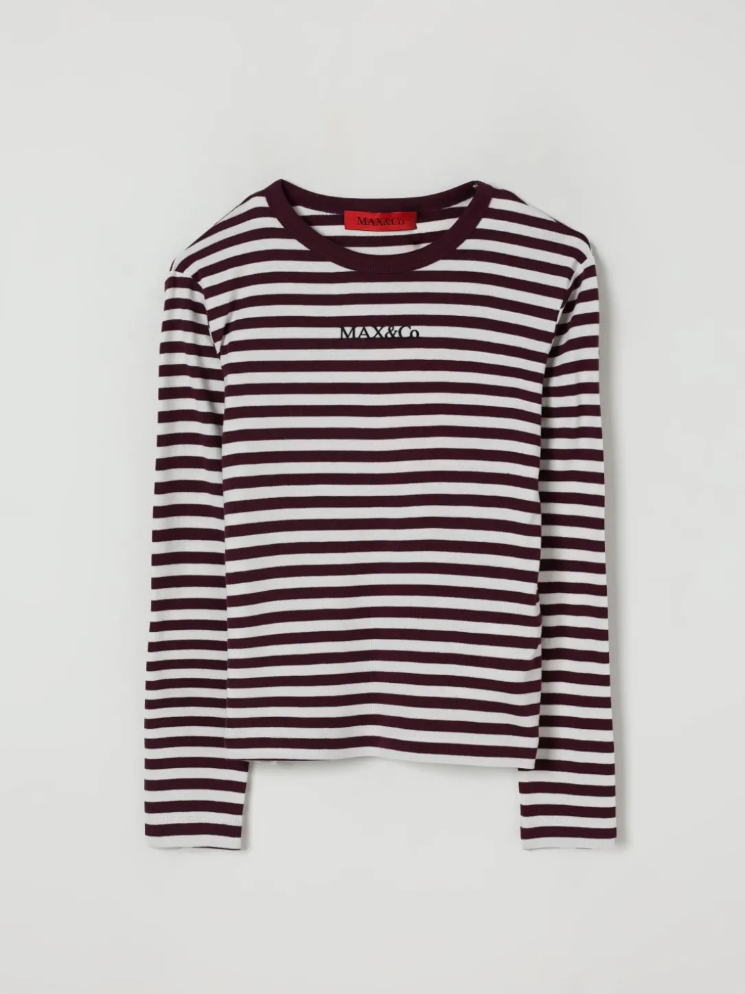 T-shirt Max&Co. Kid in cotone a righe