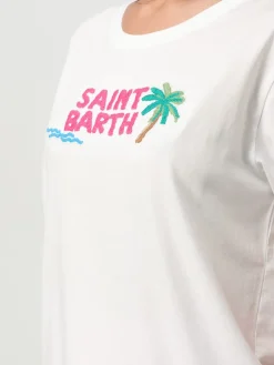 T-shirt MC2 Saint Barth in cotone con logo