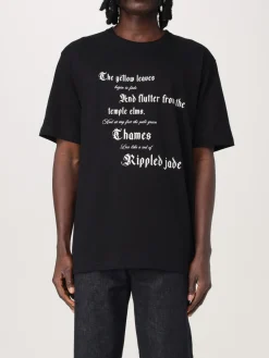 T-shirt McQueen in cotone con slogan