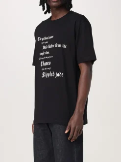 T-shirt McQueen in cotone con slogan