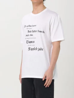 T-shirt McQueen in cotone con slogan