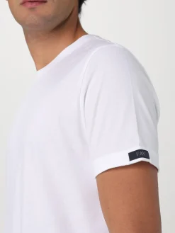 T-shirt minimal Fay in cotone