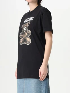 T-shirt Moschino Couture in cotone con stampa logo