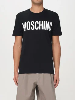 T-shirt Moschino Couture in cotone con maxi logo