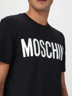 T-shirt Moschino Couture in cotone con maxi logo