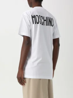 T-shirt Moschino Couture in cotone con slogan