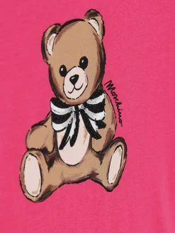 T-shirt Moschino in cotone con logo Teddy