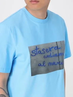 T-shirt MSGM in cotone con stampa slogan