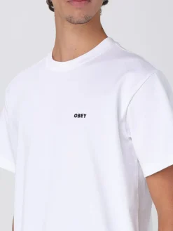 T-shirt Obey in cotone con logo