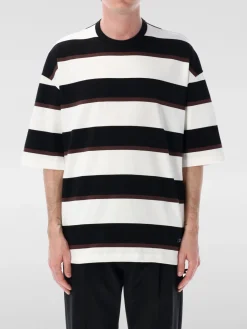 T-shirt over a righe Comme Des Garcons