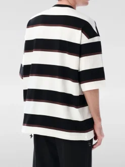 T-shirt over a righe Comme Des Garcons