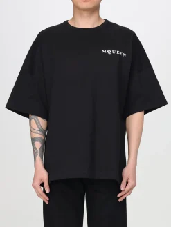 T-shirt over McQueen in cotone