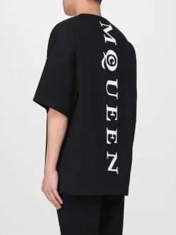 T-shirt over McQueen in cotone