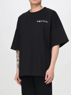 T-shirt over McQueen in cotone