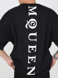 T-shirt over McQueen in cotone