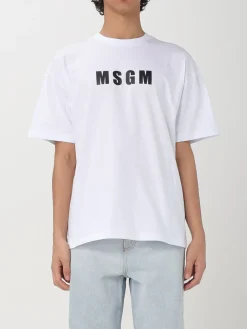 T-shirt oversize con logo MSGM Kids