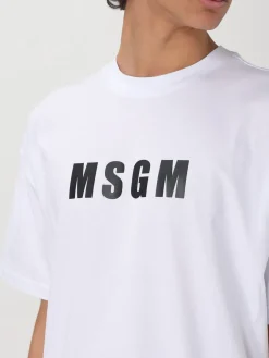 T-shirt oversize con logo MSGM Kids